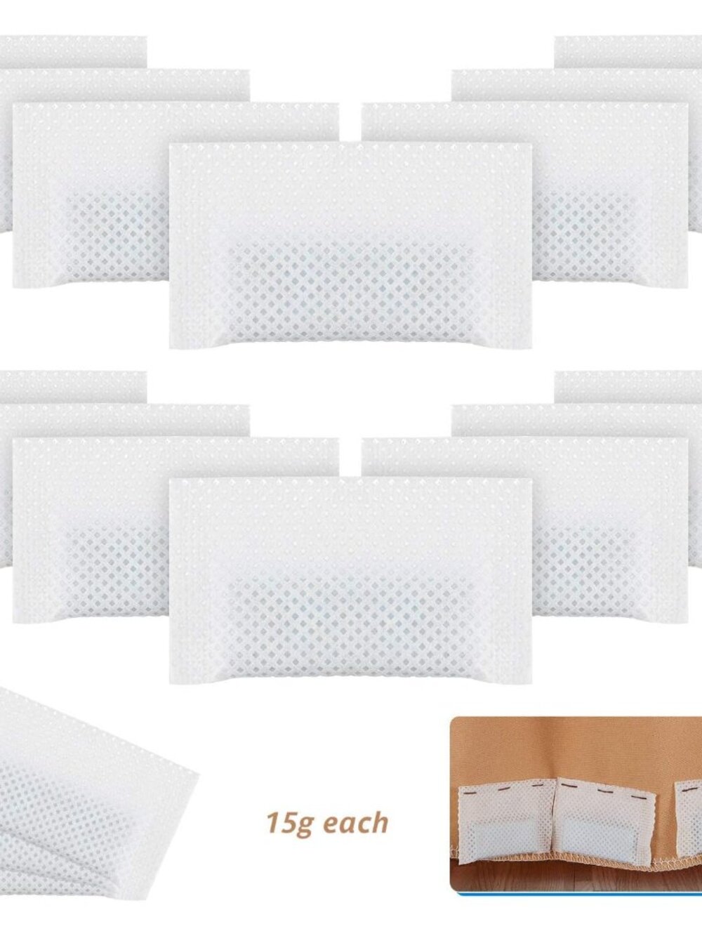 20 Pcs Drapery Weights for Curtains Fabric Curtain Weights Bottom Drapery for Ou